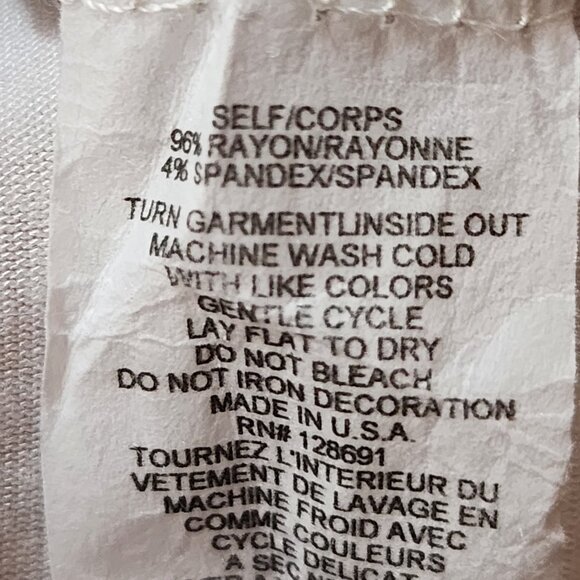 Vanilla Sugar Tiger Face Print Stretch Jersey Scoop Neck Tee - Picture 5 of 5